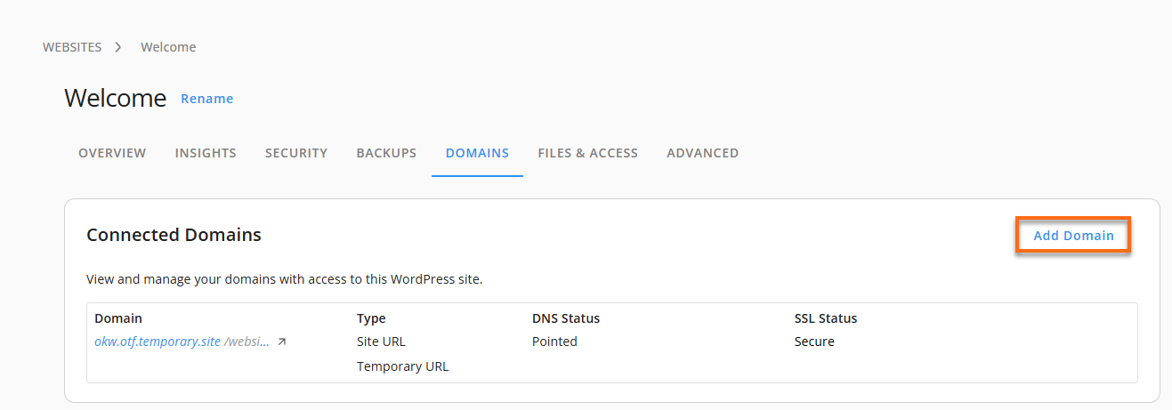 Manage Site