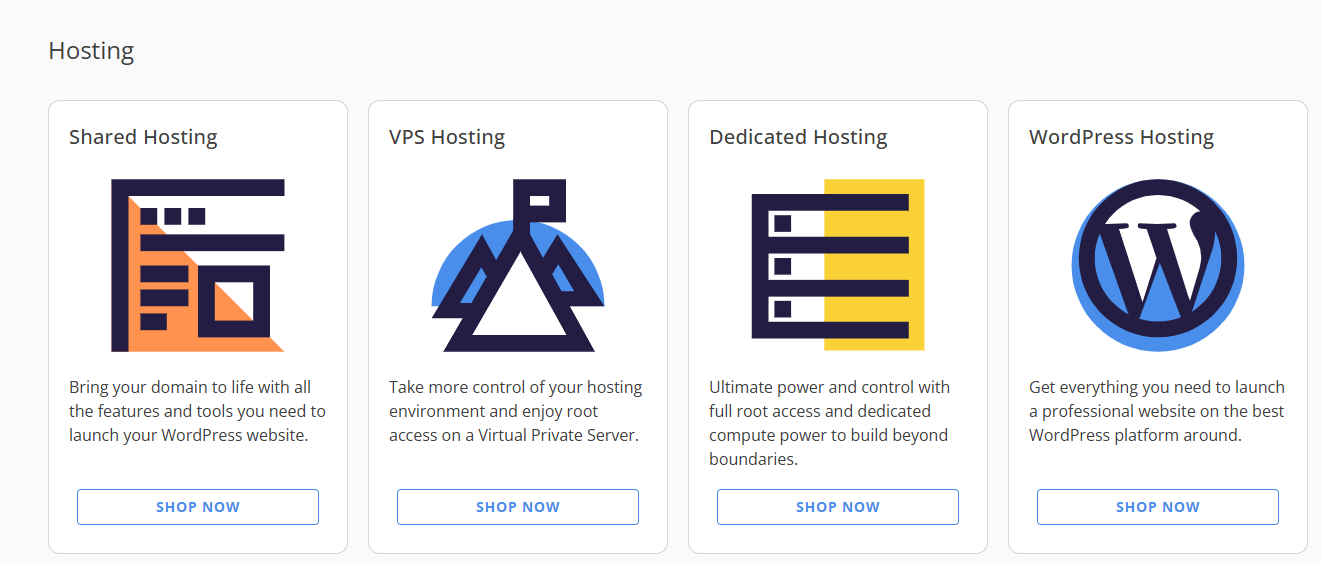 Customer Portal - Marketplace - Hosting