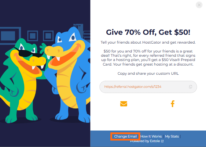 Refer a Friend - Change Email