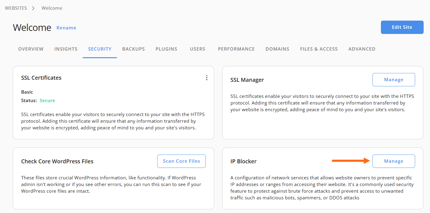 Customer Portal - IP Blocker