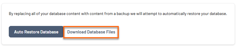 Bluehost Portal - Website Tab Manage Xcitium View Backup History Download Database