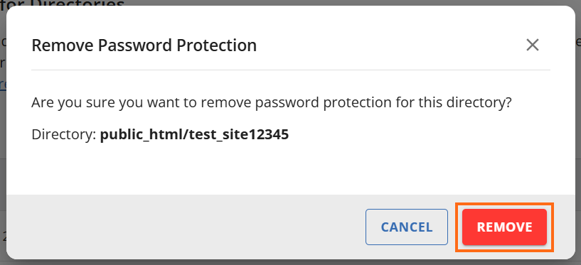 Remove Button