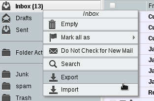 HostGator Export Email