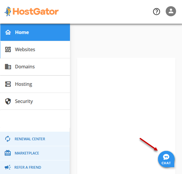 Customer Portal - Start Live Chat