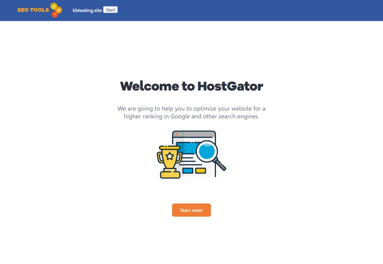 HostGator SEO Tools Start
