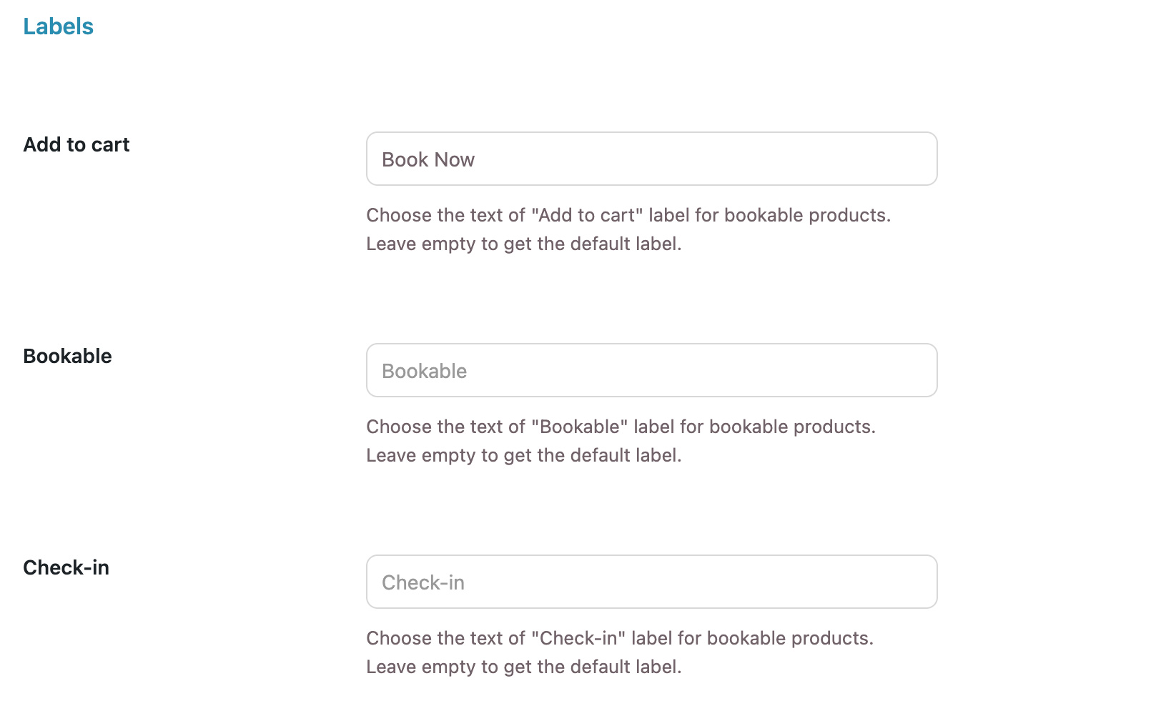 label plugin
