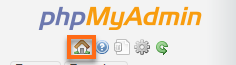 HostGator cPanel phpMyAdmin Home Icon