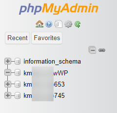 phpMyAdmin Database