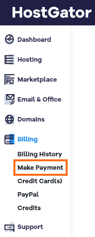 Customer Portal - Make a Payment
