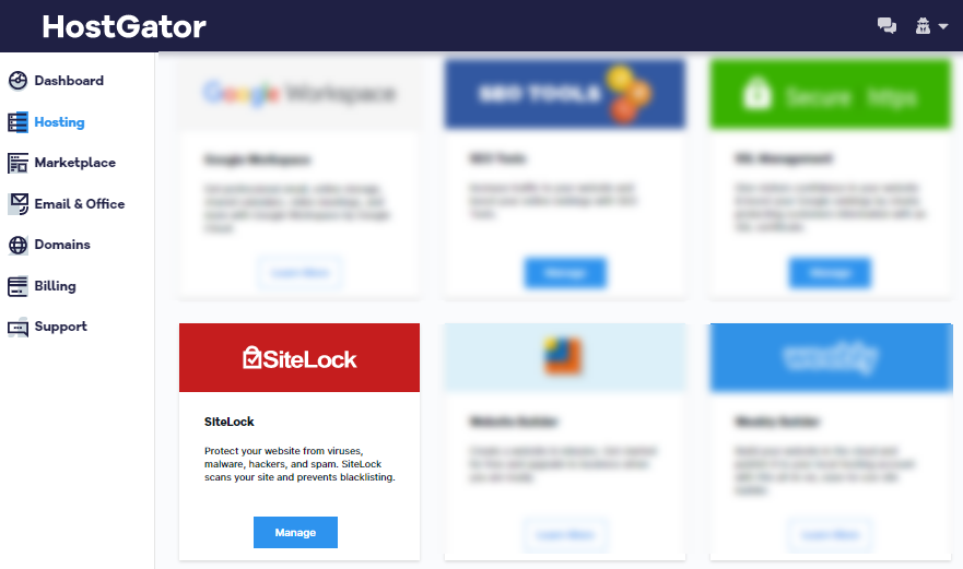 Billing Portal   Sitelock Security Tile