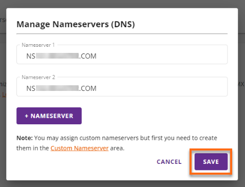 HostGator - Register.com Name Servers Update