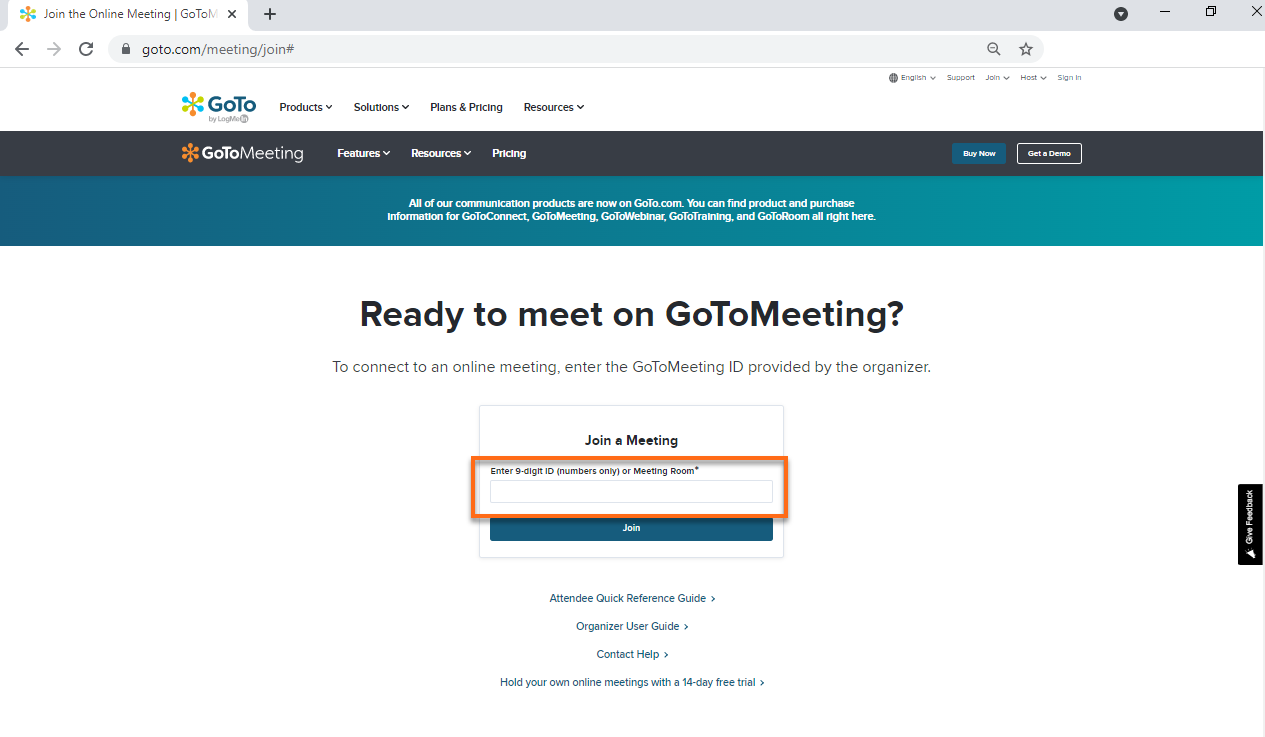 GoToMeeting Join