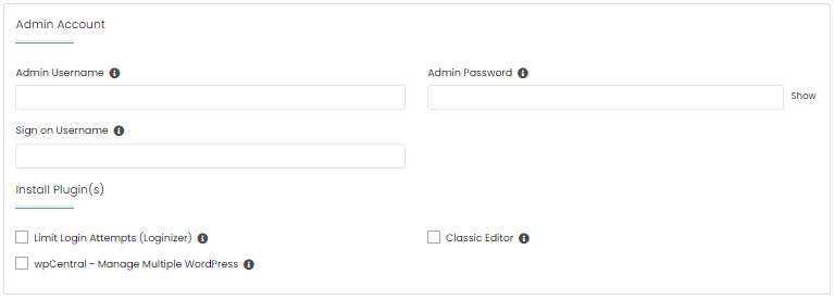 Sign-On Username