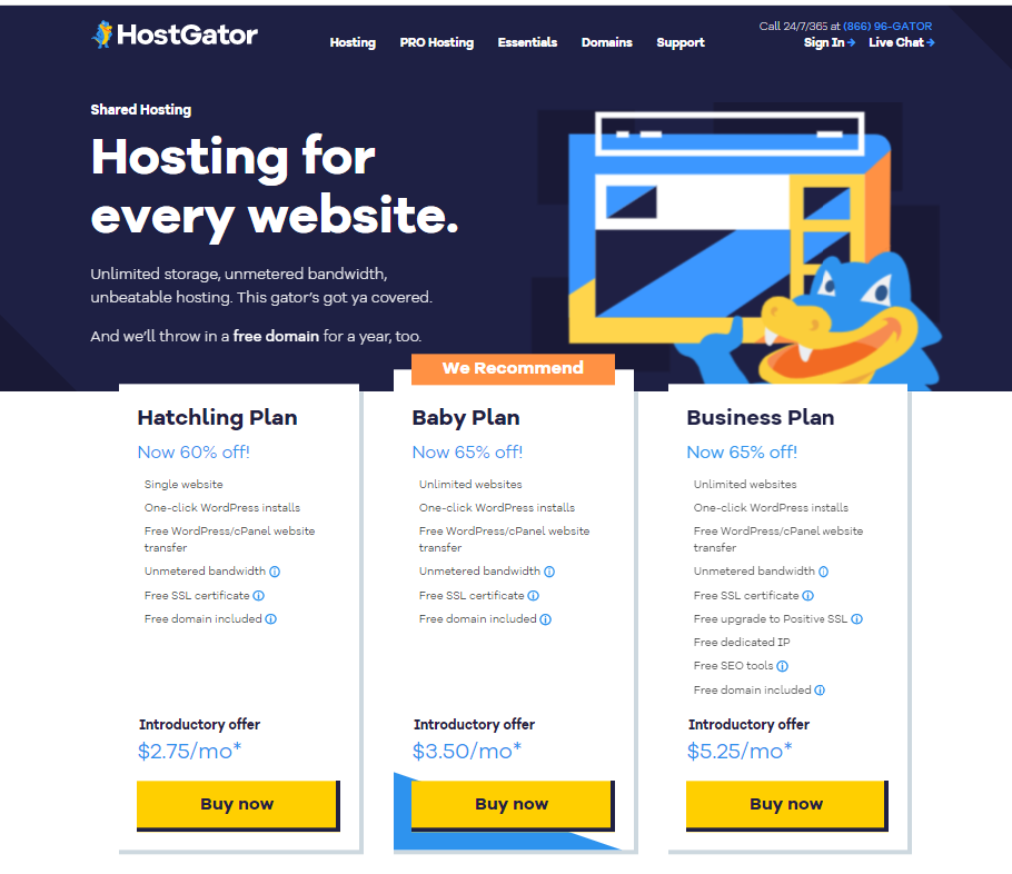 Hostgator.com - Buy Now