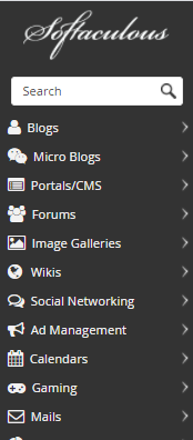 Softaculous - Script List