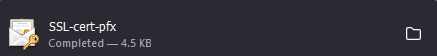 SSL Shopper - Converted PFX file