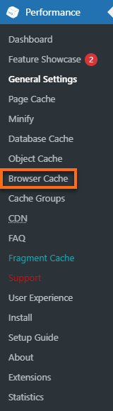 W3 Total Cache Browser Cache