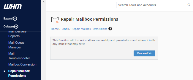 Repair Mailbox Permissions