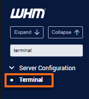 WHM Terminal