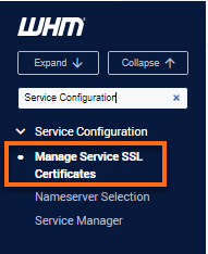 Manage Service SSL