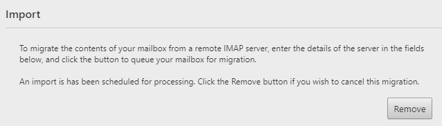 Windows Dedicated Server MailEnable Import Button
