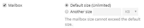 Windows Plesk Set Email Size