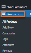 Products tab
