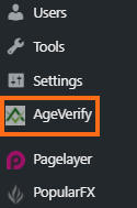 AgeVerify Settings