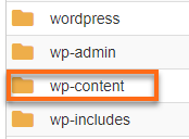 wp_content folder
