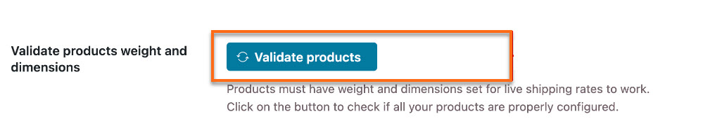 Validate product
