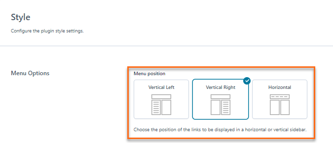 Menu Options